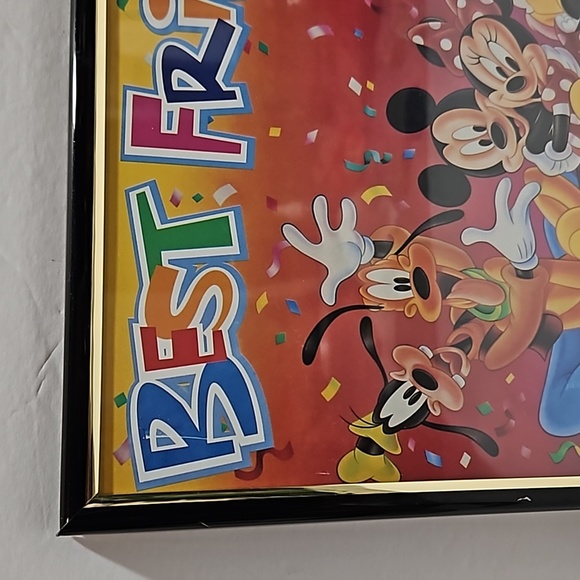 Disney Mickey Minnie Daisy Donald Goofy & Pluto Best Friends 8x10 Framed Art - Picture 2 of 5